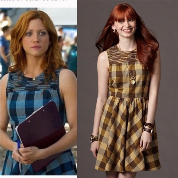 Fossil Madeline Fit & Flare Plaid Dress - Picture 3 of 13